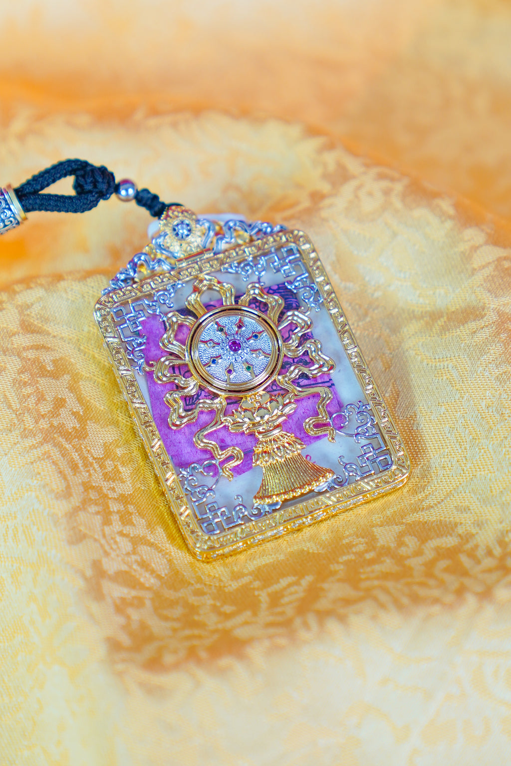 Full-Body Azure Blue Thangka of Dorje Shugden (Zag Maritime)